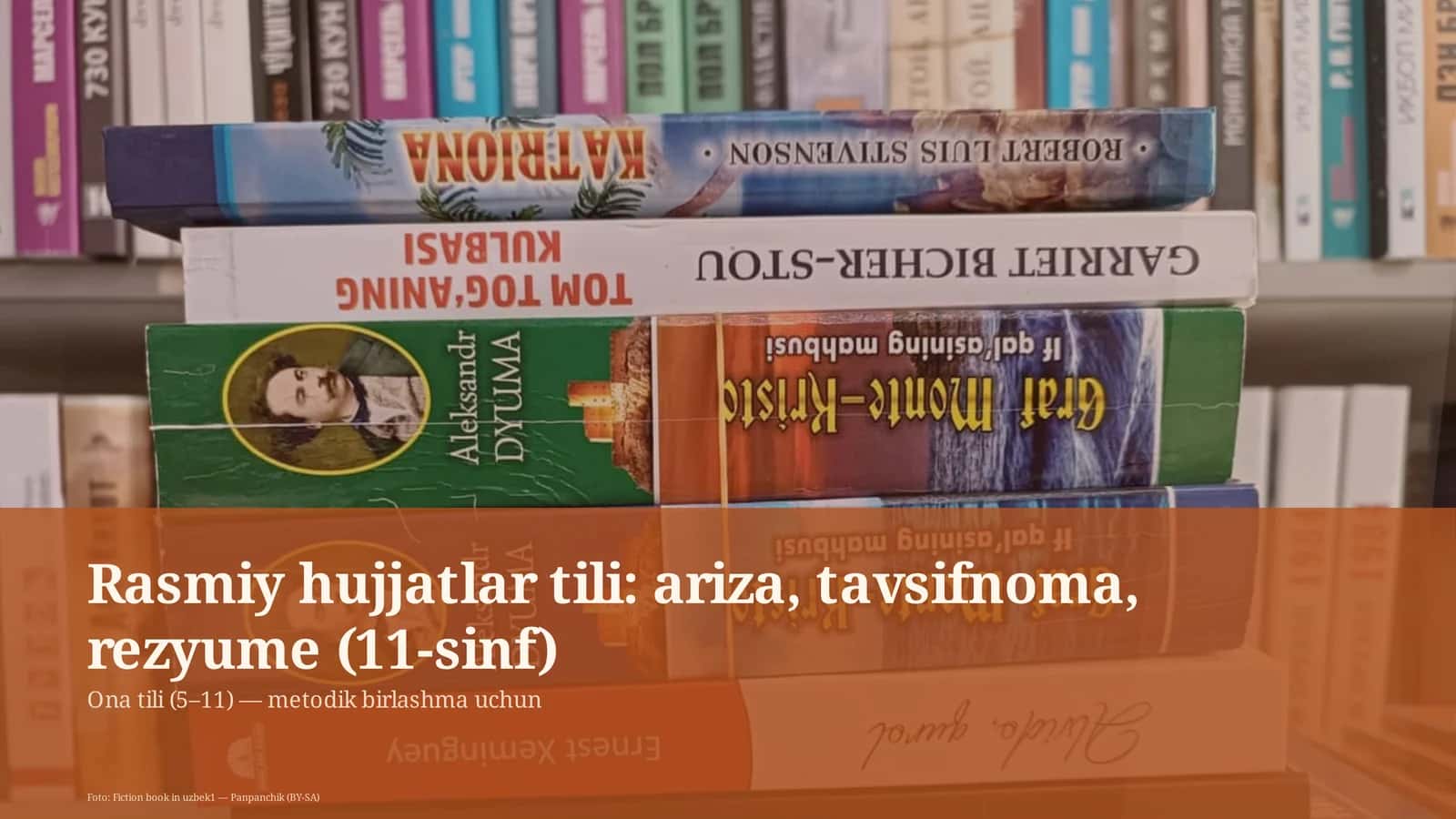 Ona tili (5–11) — metodik birlashma uchun 1