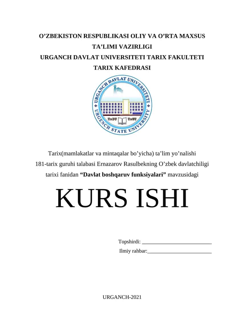 Davlat boshqaruv funksiyalari 1