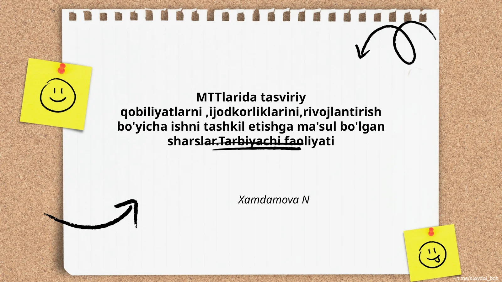 Tasviriy san'atning bolalar rivojidagi ahamiyati 1
