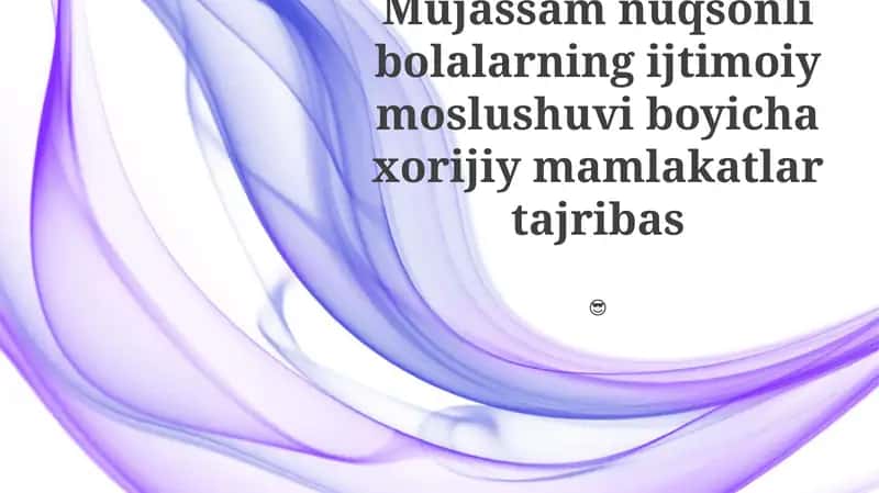 Chet eldagi Inklyuziv Ta'lim Modellari 1
