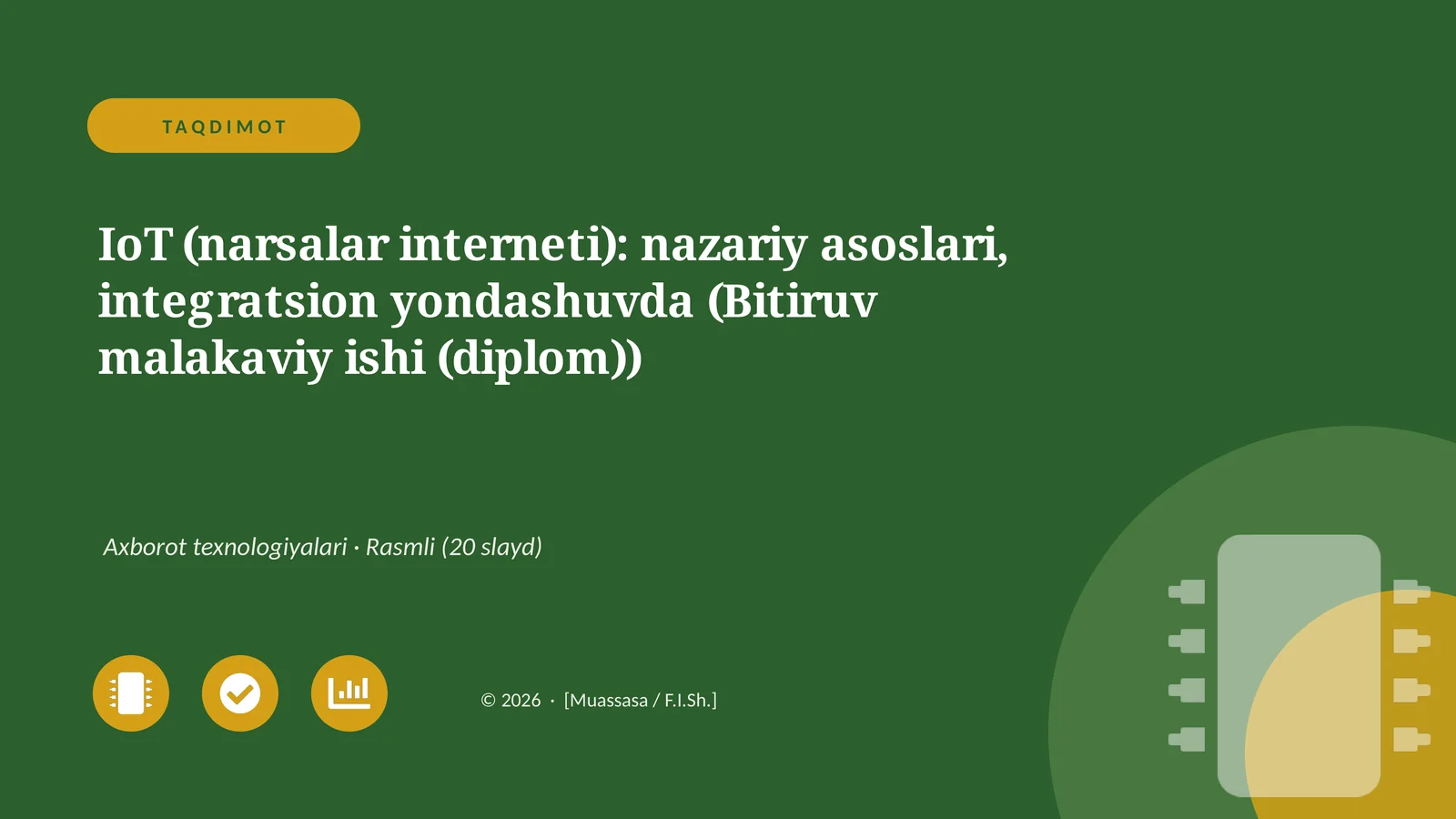 IoT (narsalar interneti) 1