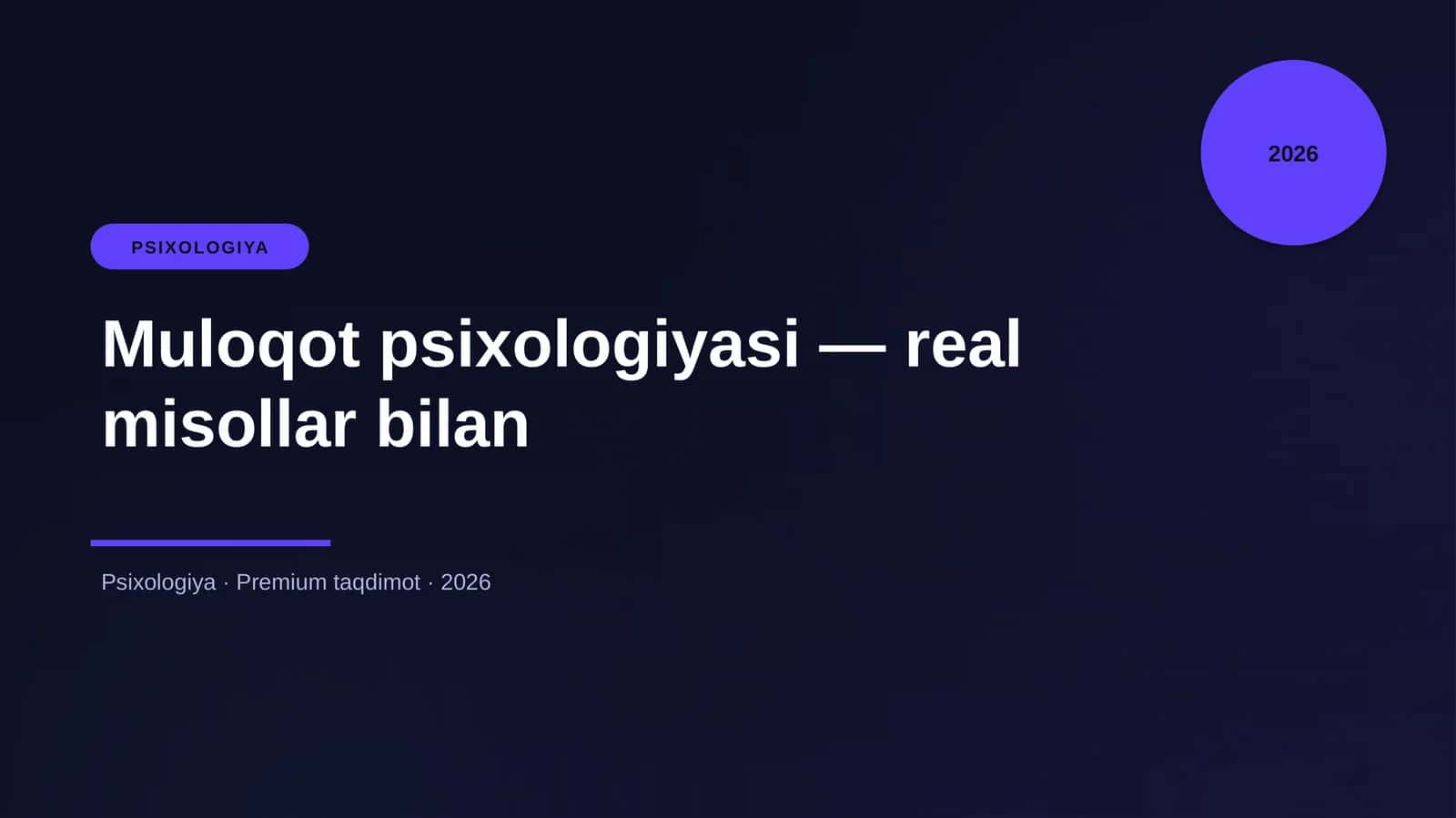 Muloqot psixologiyasi — real misollar bilan 1