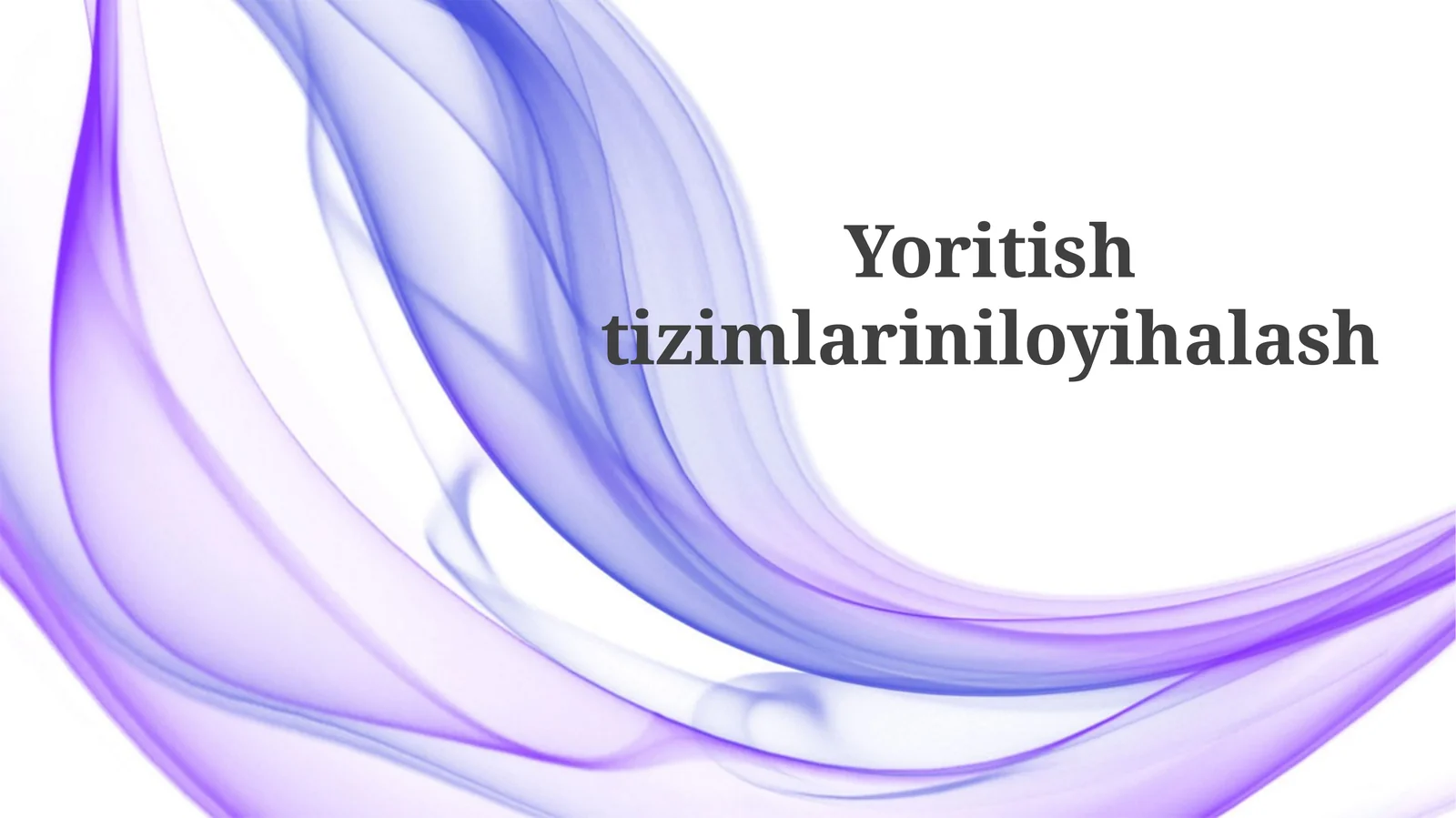 Yoritishtizimlariniloyihalash 1