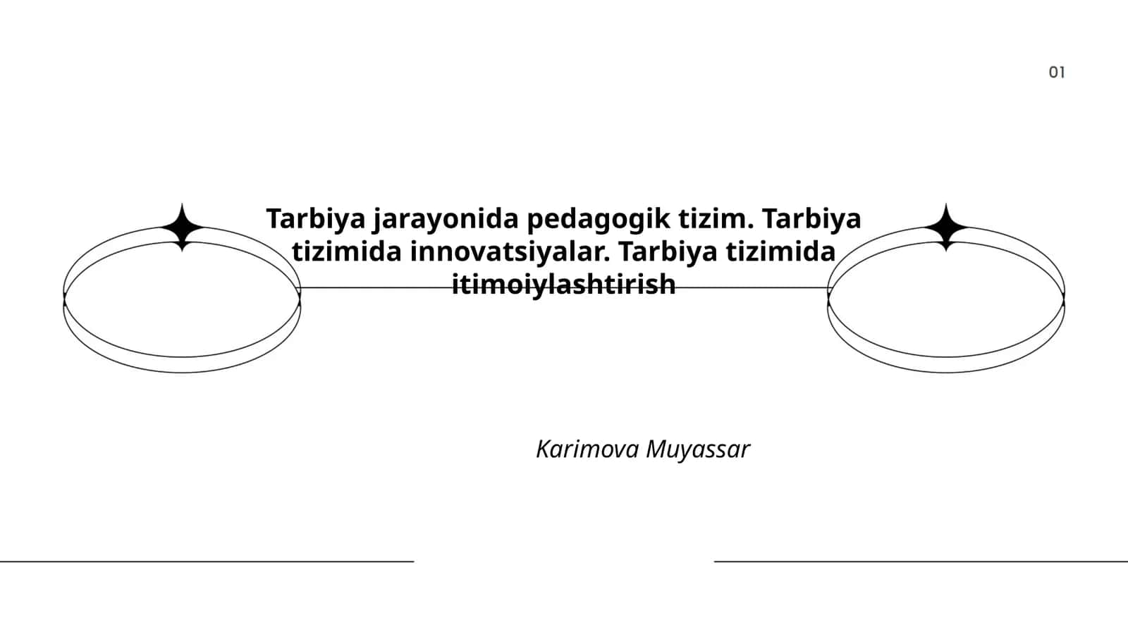 Tarbiya jarayonida pedagogik tizim 1