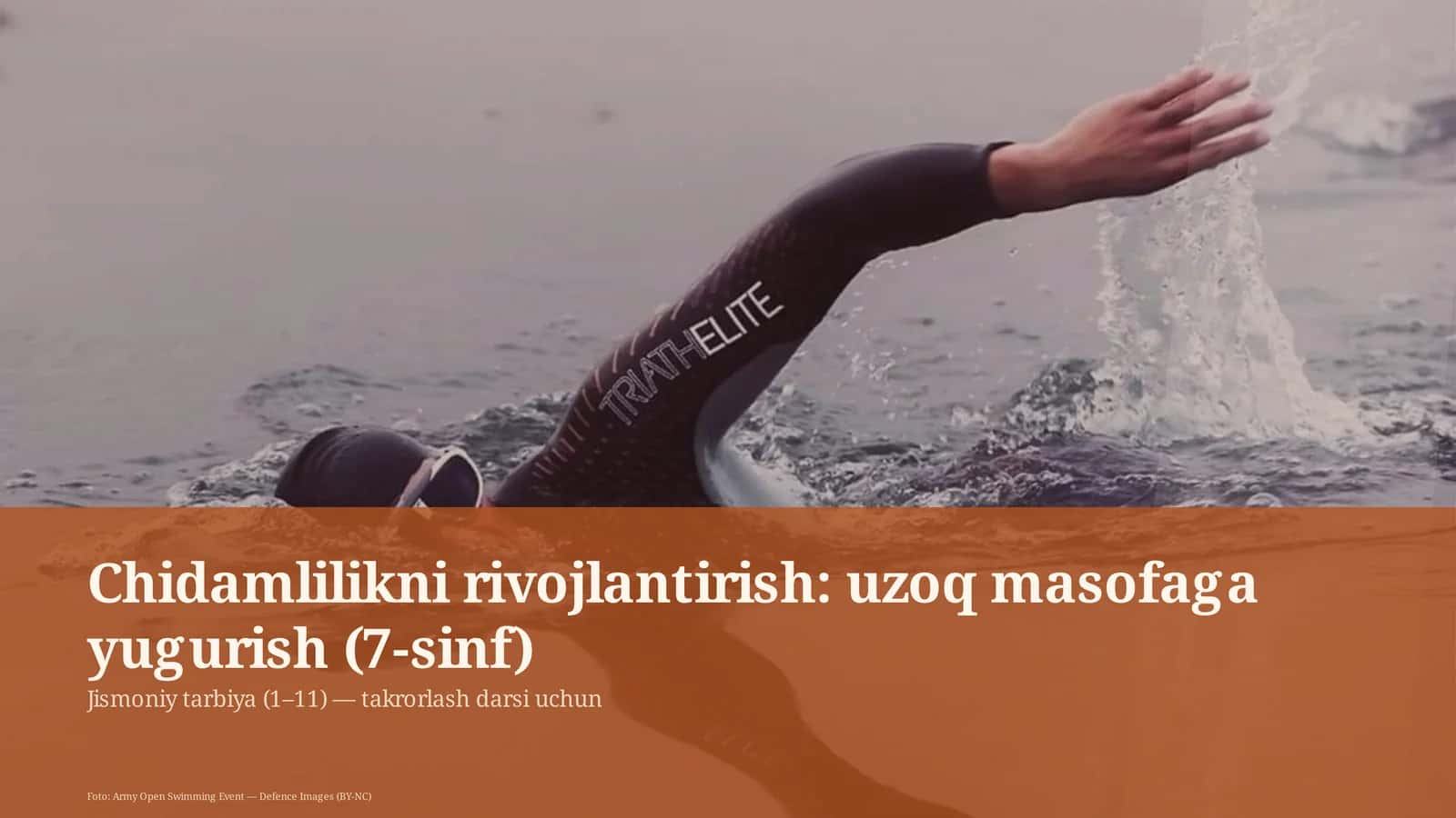 Chidamlilikni rivojlantirish: uzoq masofaga yugurish (7-sinf) 1
