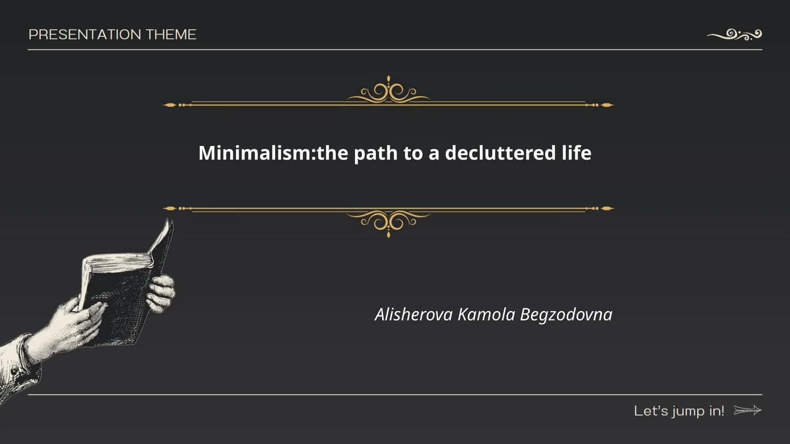 Minimalism:the path to a decluttered life 1