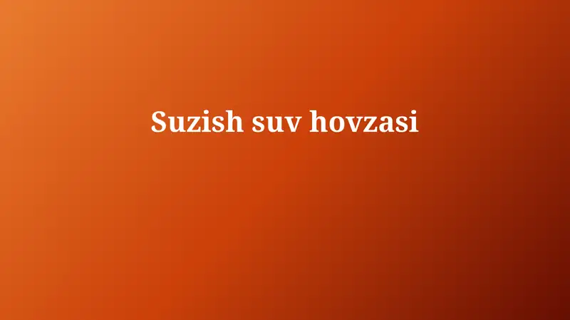 Suzishsuvhovzasi 1