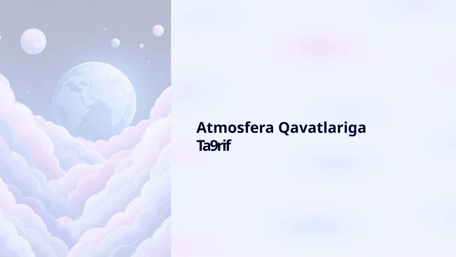 AtmosferaQavatlarigaTa9rif 1