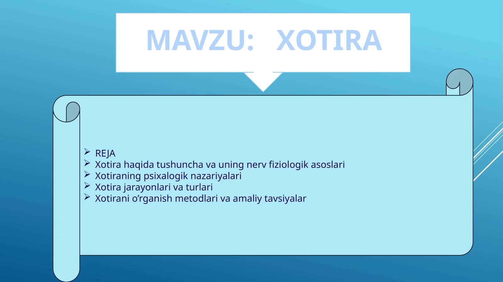 Xotira 1