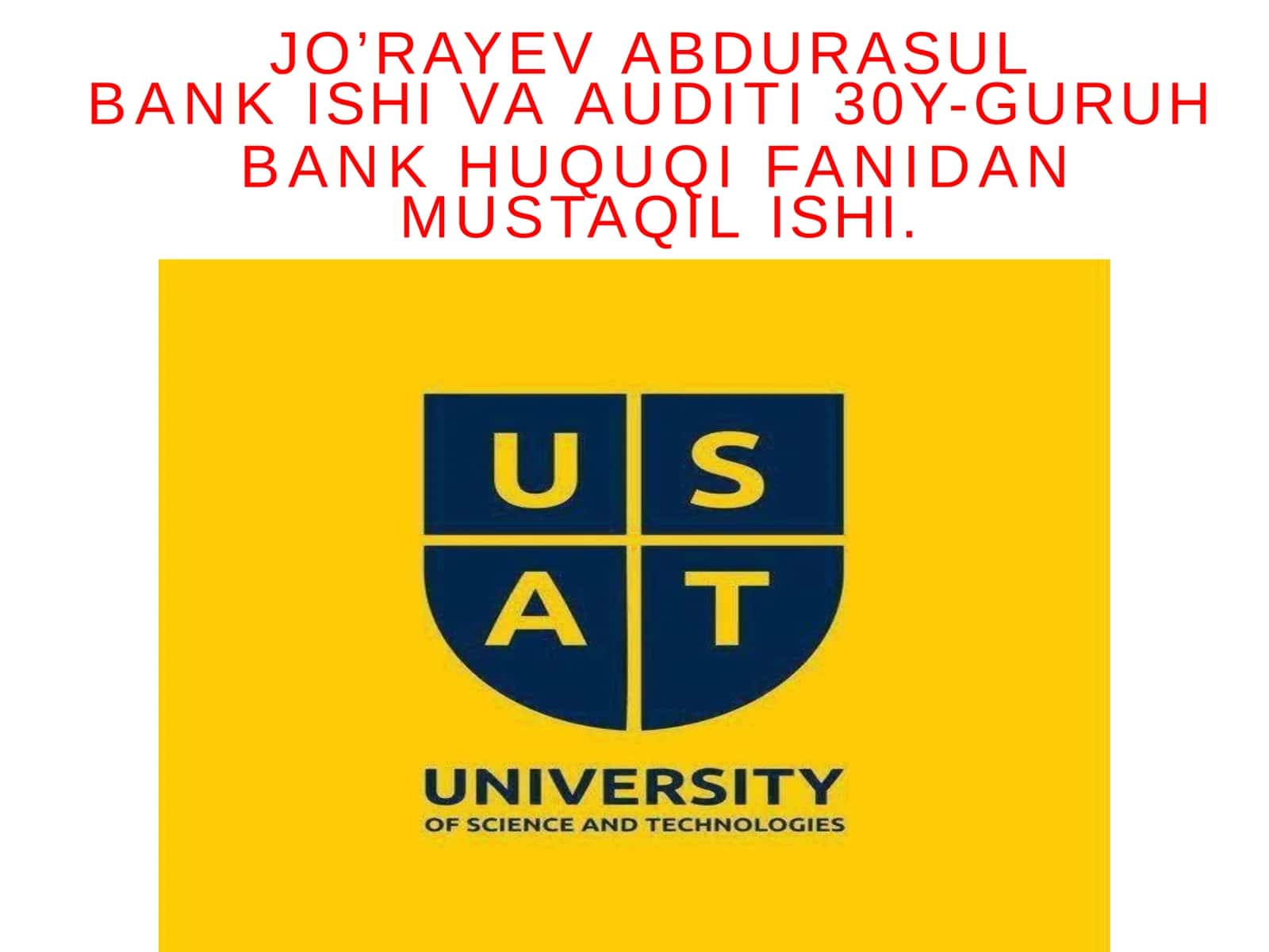 BANK ISHIVA AUDITI 30Y-GURUH 1
