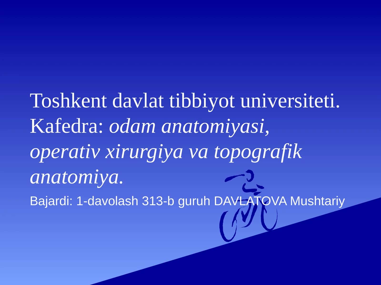 PIOM texnologiya va chanoq kletchatka bo‘shliqlarini drenajlash 1