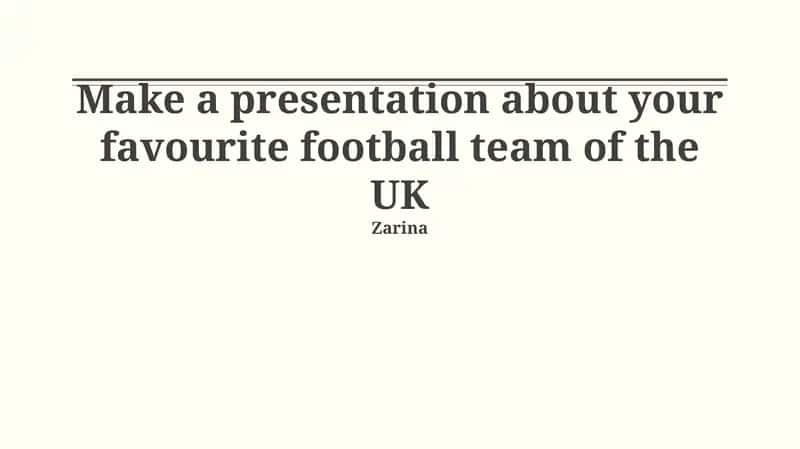 Everton FC Presentation 1