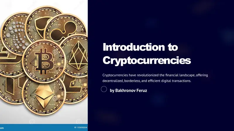 Introduction to Cryptocurrencies 1