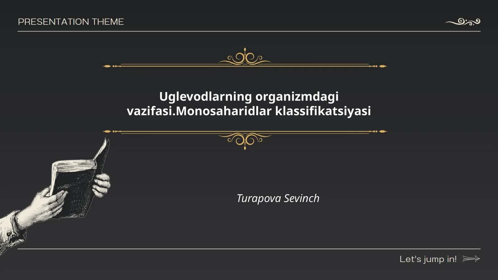 Uglevodlarning organizmdagi vazifasi.Monosaharidlar klassifikatsiyasi 1