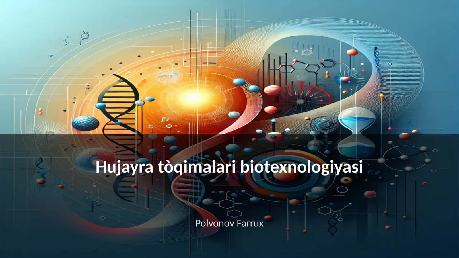Hujayra tòqimalari biotexnologiyasi 1