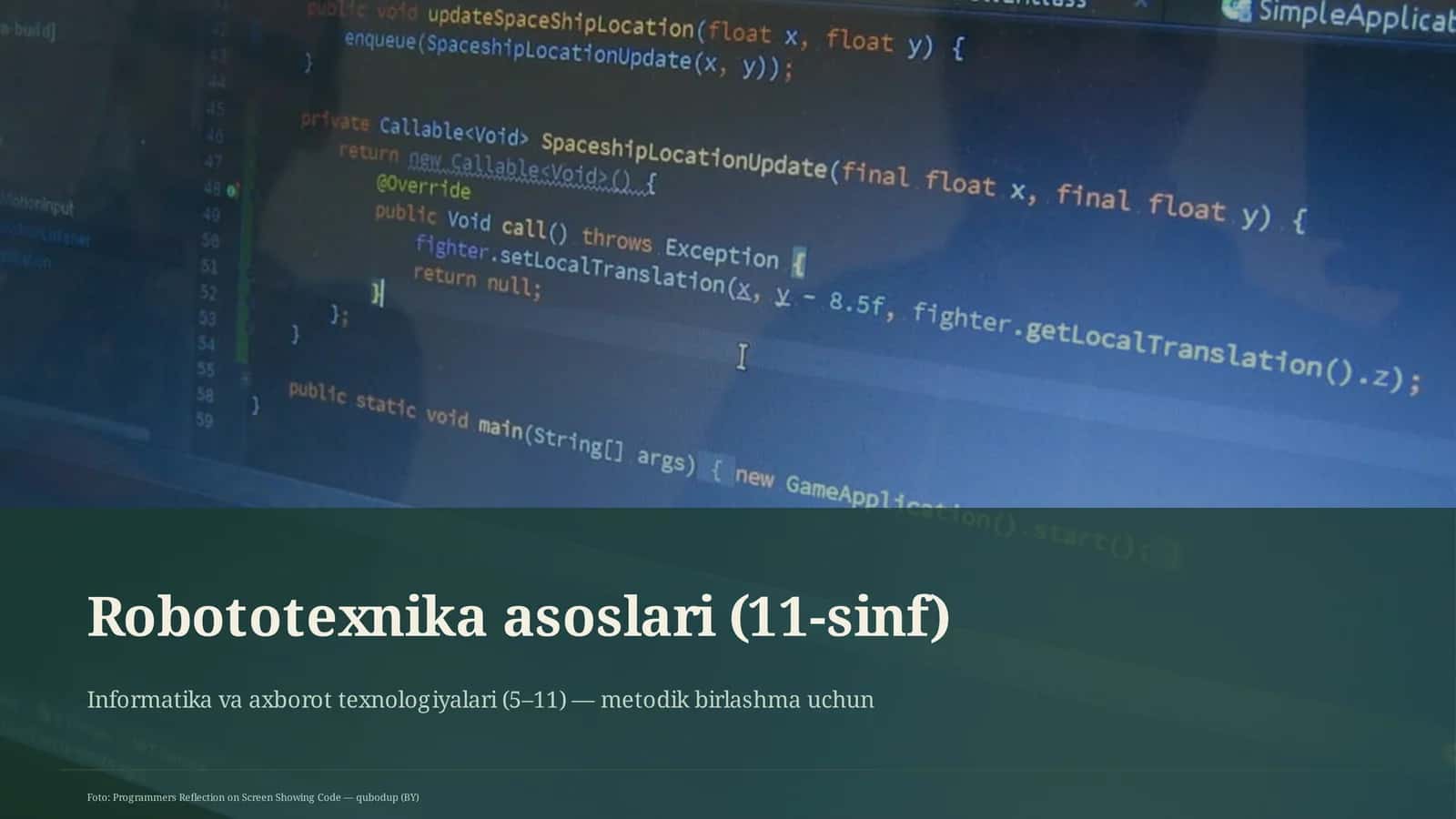 Robototexnika asoslari (11-sinf) 1
