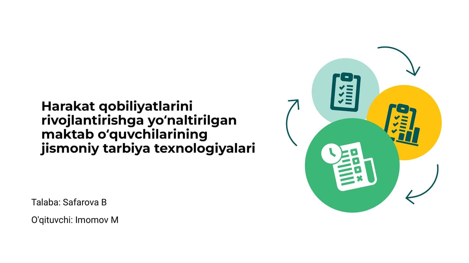 Harakat qobiliyatlarini rivojlantirishga yoʻnaltirilgan maktab oʻquvchilarining jismoniy tarbiya texnologiyalari 1