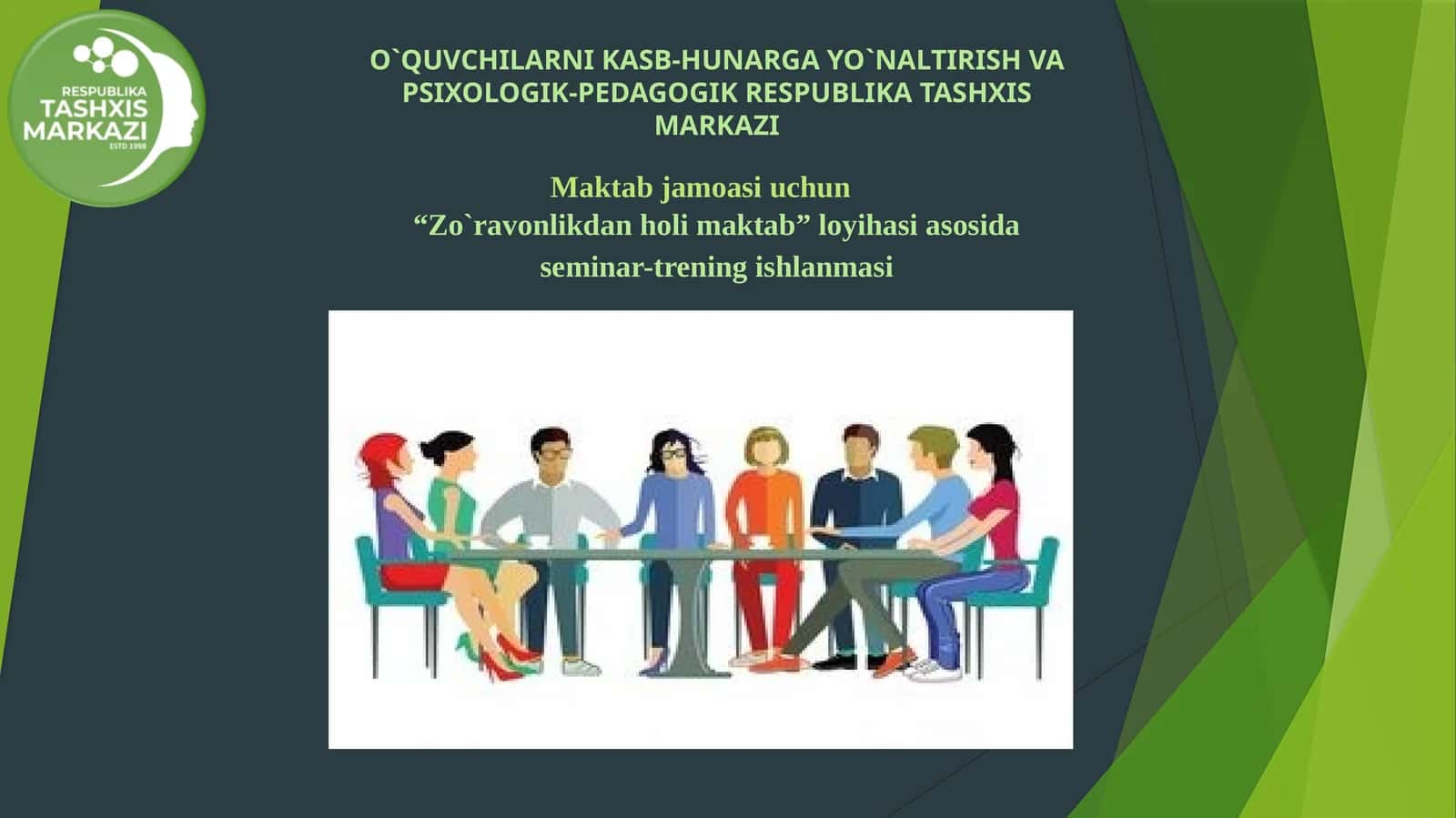 Zo‘ravonlik holatlarini aniqlash vaularga javob berish bo‘yicha harakatlar 1