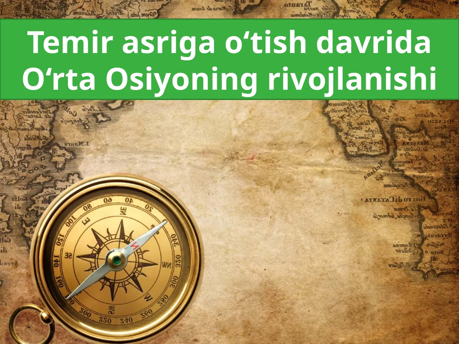 Temir asriga o‘tish davrida O‘rta Osiyoning rivojlanishi 1