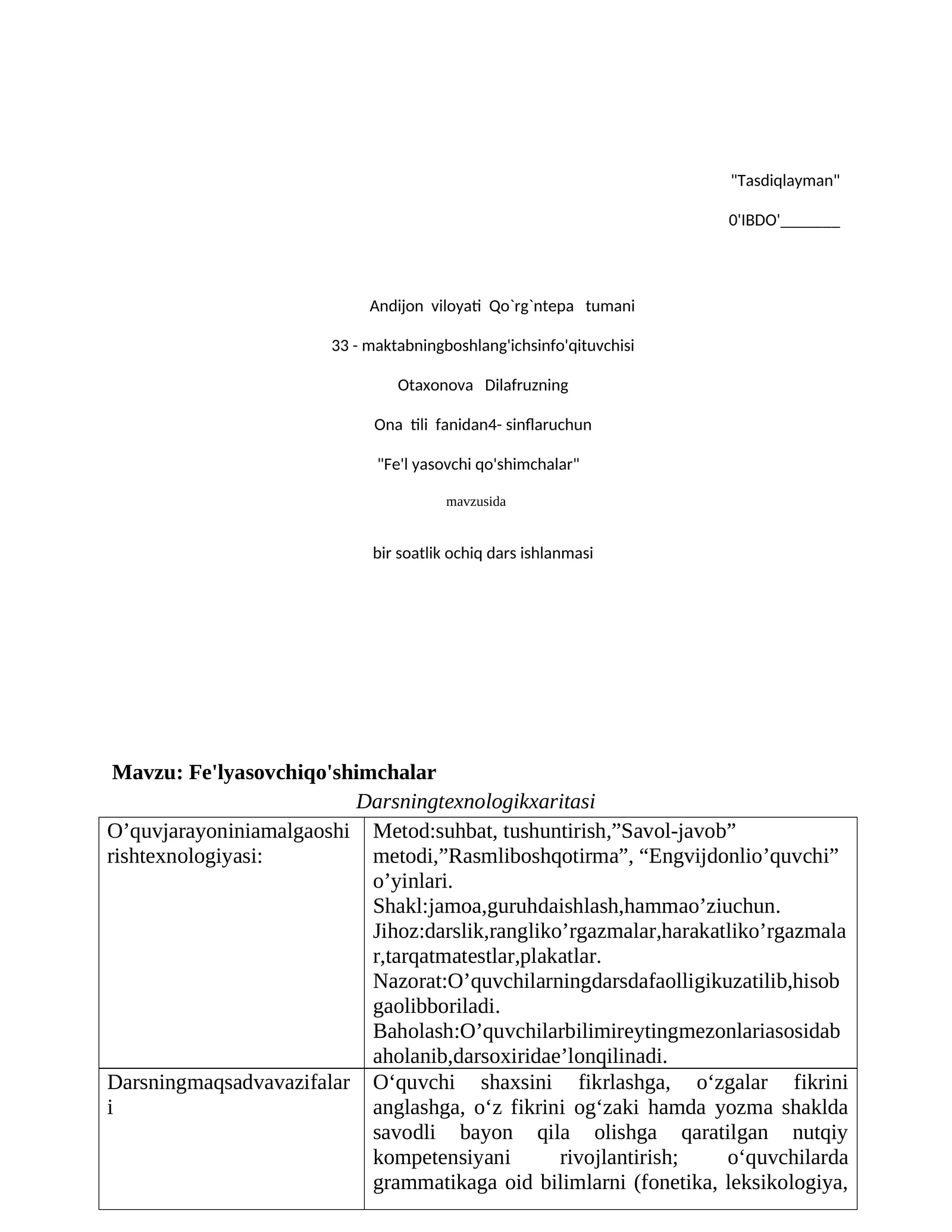 Fe'l yasovchi qo'shimchalar 1