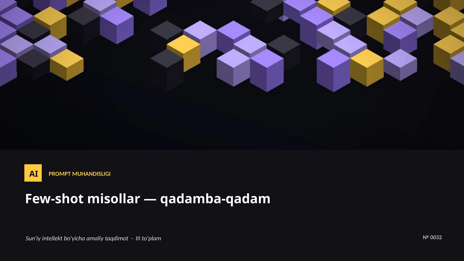 Prompt muhandisligi 1