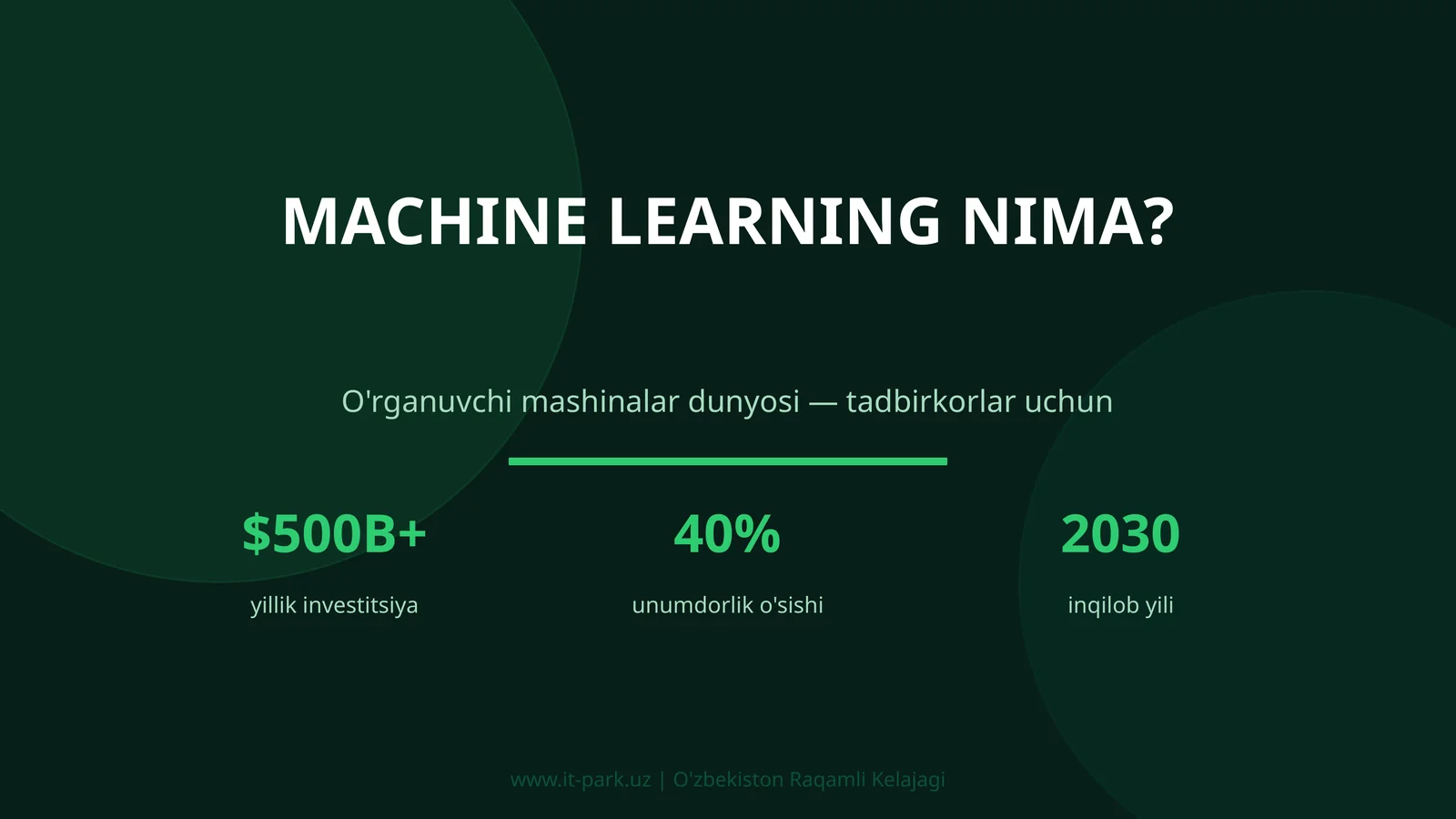 MACHINE LEARNING Nima? 1