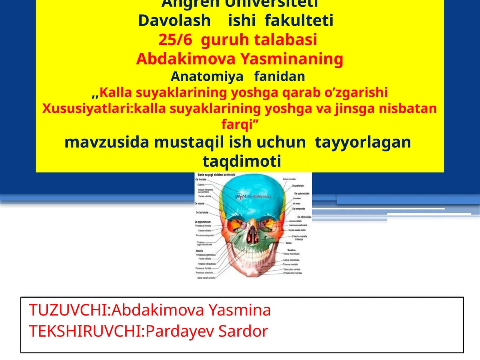 Yangitug'ilgan chaqaloq kallasuyaklarining yoshgaxos xususiyatlari 1