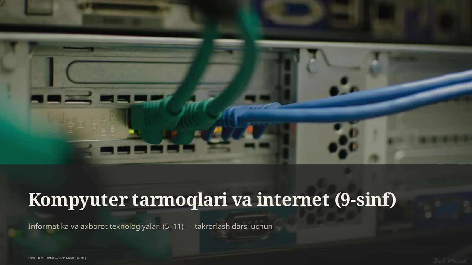 Kompyuter tarmoqlari va internet (9-sinf) 3
