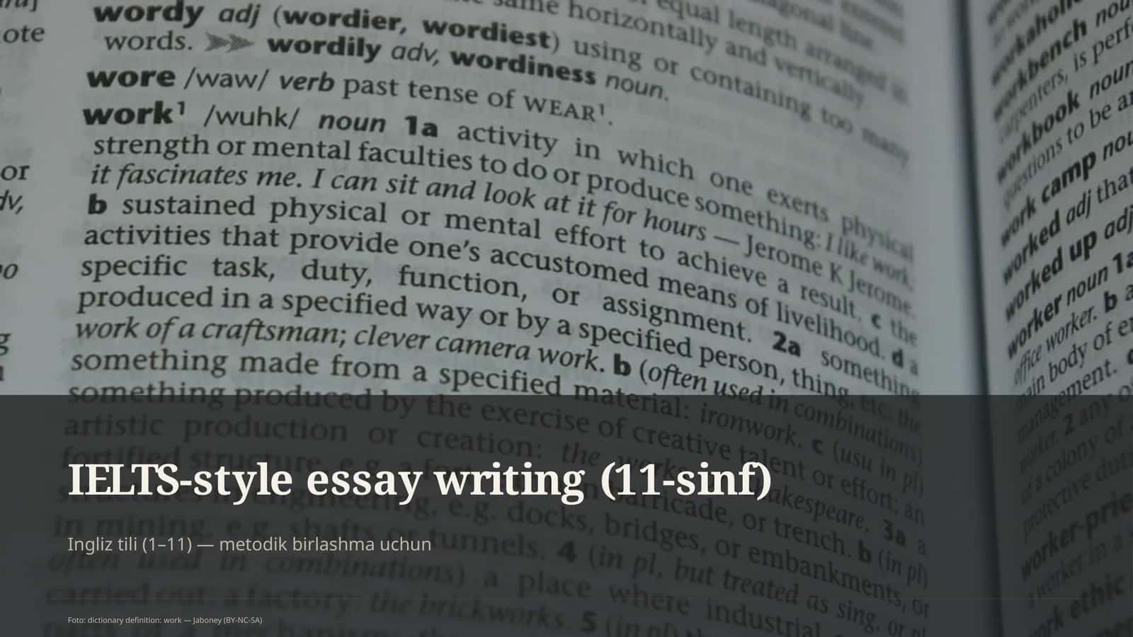 IELTS-style essay writing (11-sinf) 1