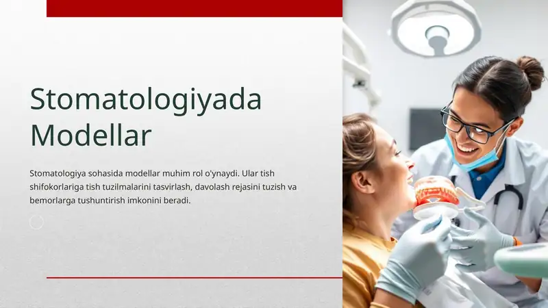 Stomatologiyada Modellar 1