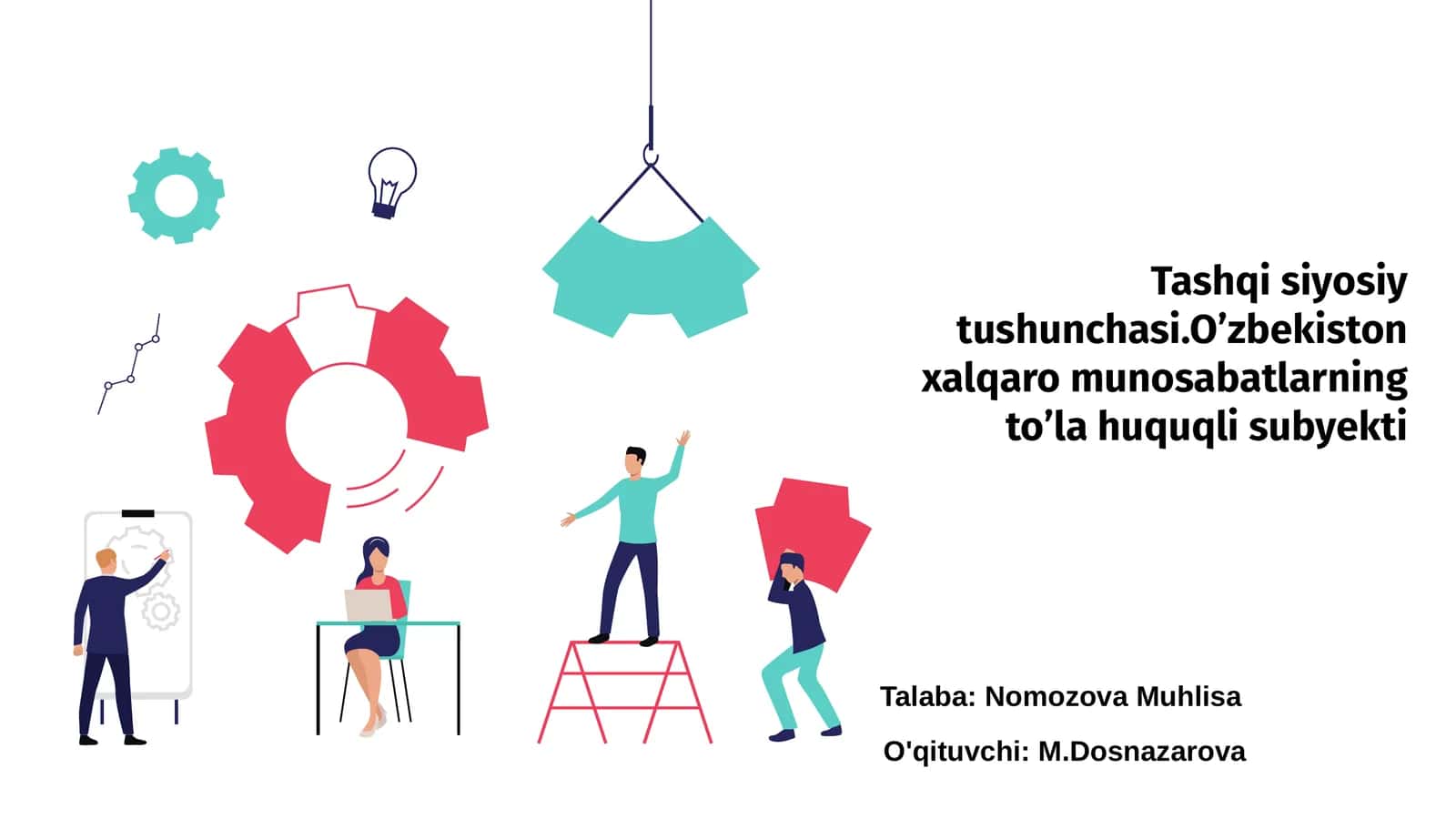 Tashqi siyosiy tushunchasi.Oʼzbekiston xalqaro munosabatlarning toʼla huquqli subyekti 1