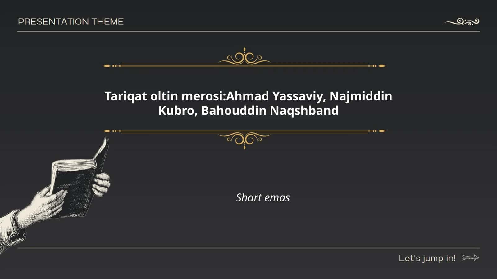 Ahmad Yassaviy Ta'limoti 1