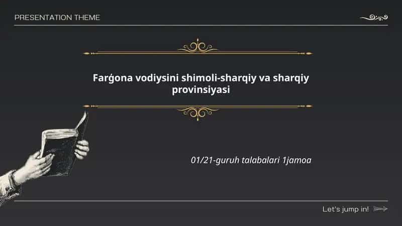 Farģona vodiysini shimoli-sharqiy va sharqiy provinsiyasi 1