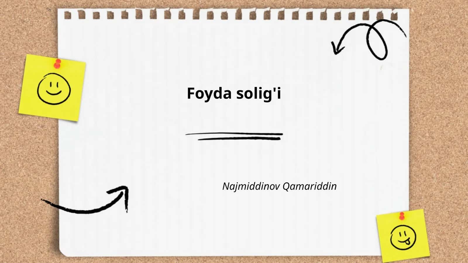 Foyda solig'i 1