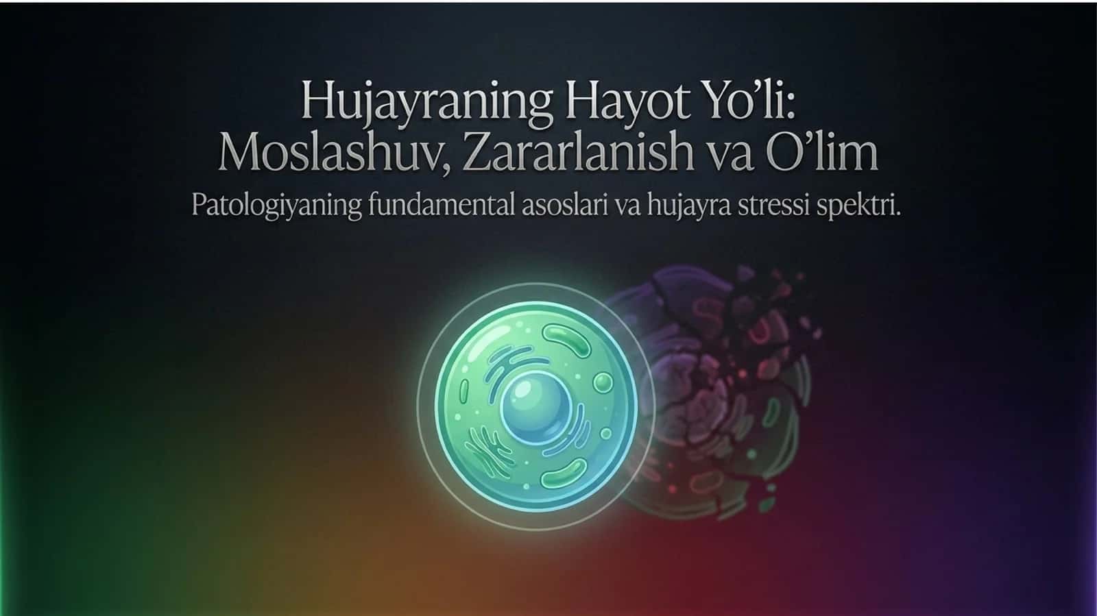 O'sish moslashuvlari, hujayra shikastlanishi va o'limi 1