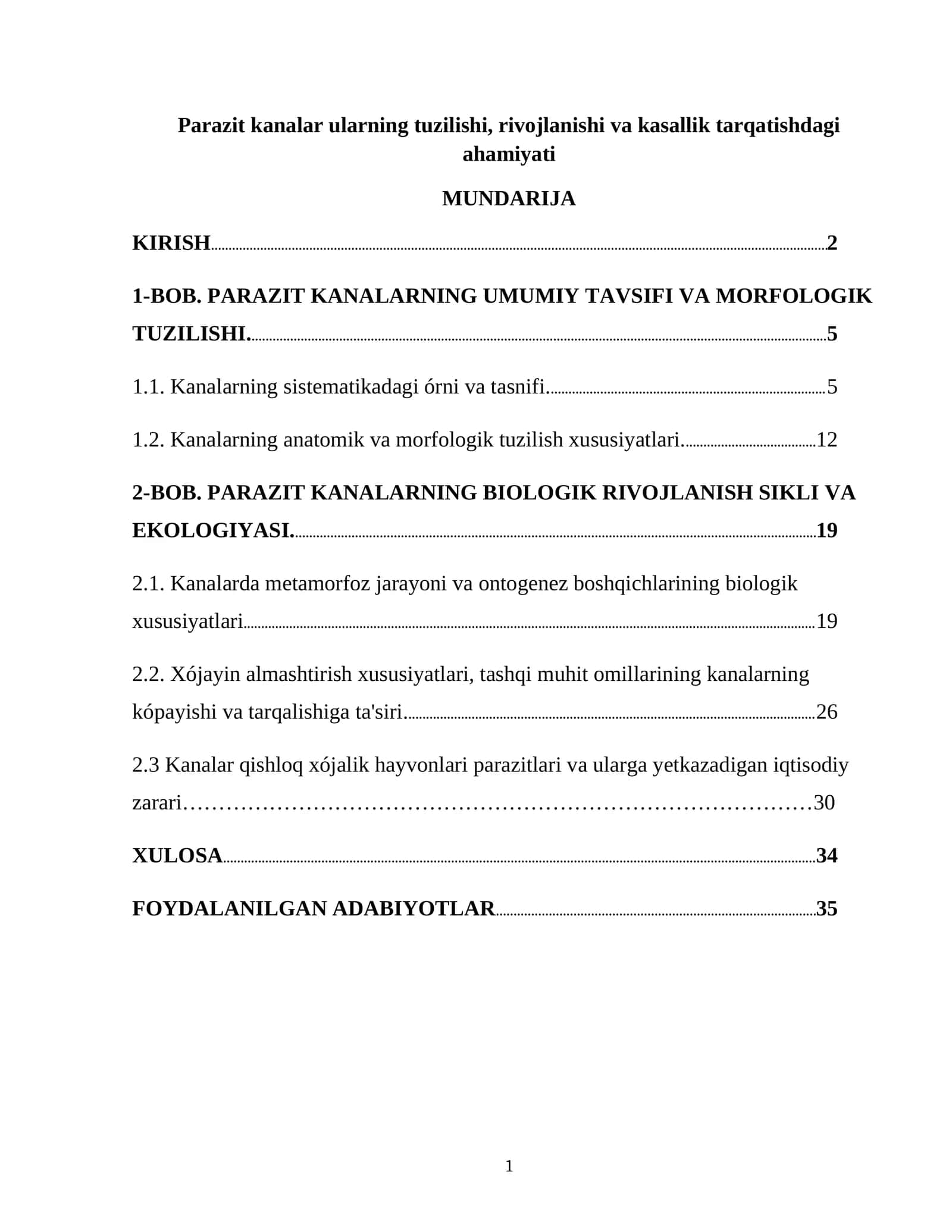 Parazit Kanallar 1