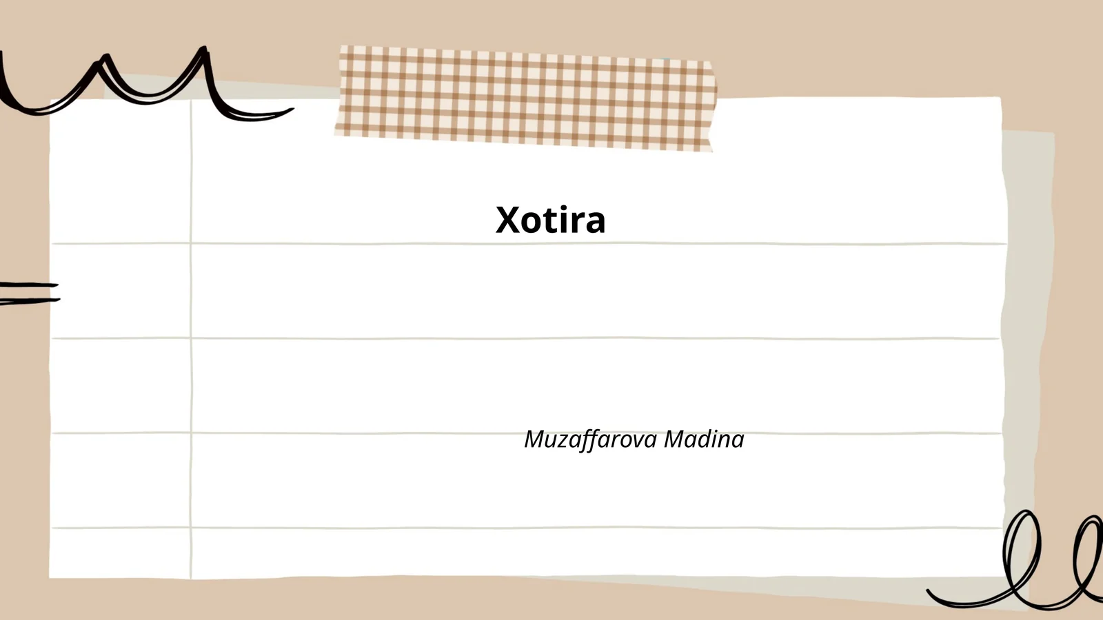 Xotira turlari 1