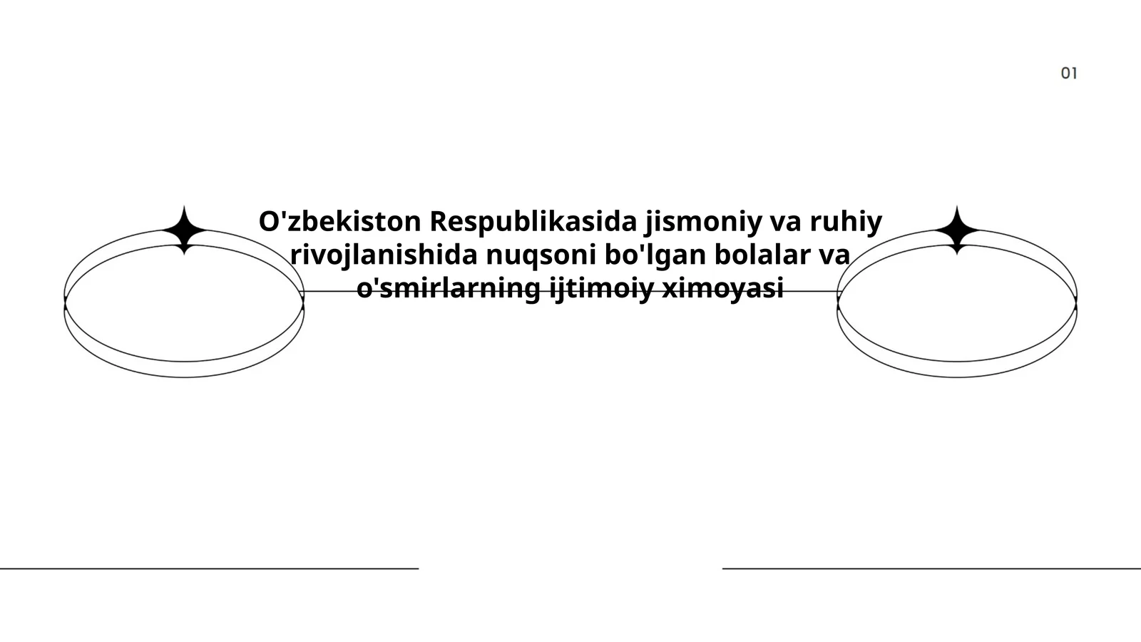 O'zbekiston Respublikasida jismoniy va ruhiy rivojlanishida nuqsoni bo'lgan bolalar va o'smirlarning ijtimoiy ximoyasi 1