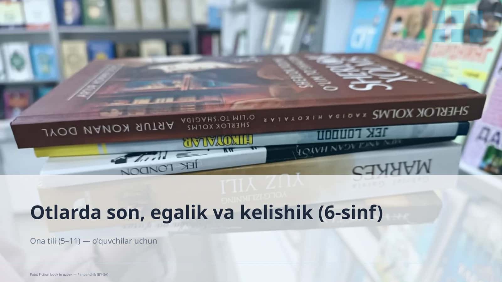 Otlarda son, egalik va kelishik (6-sinf) 1