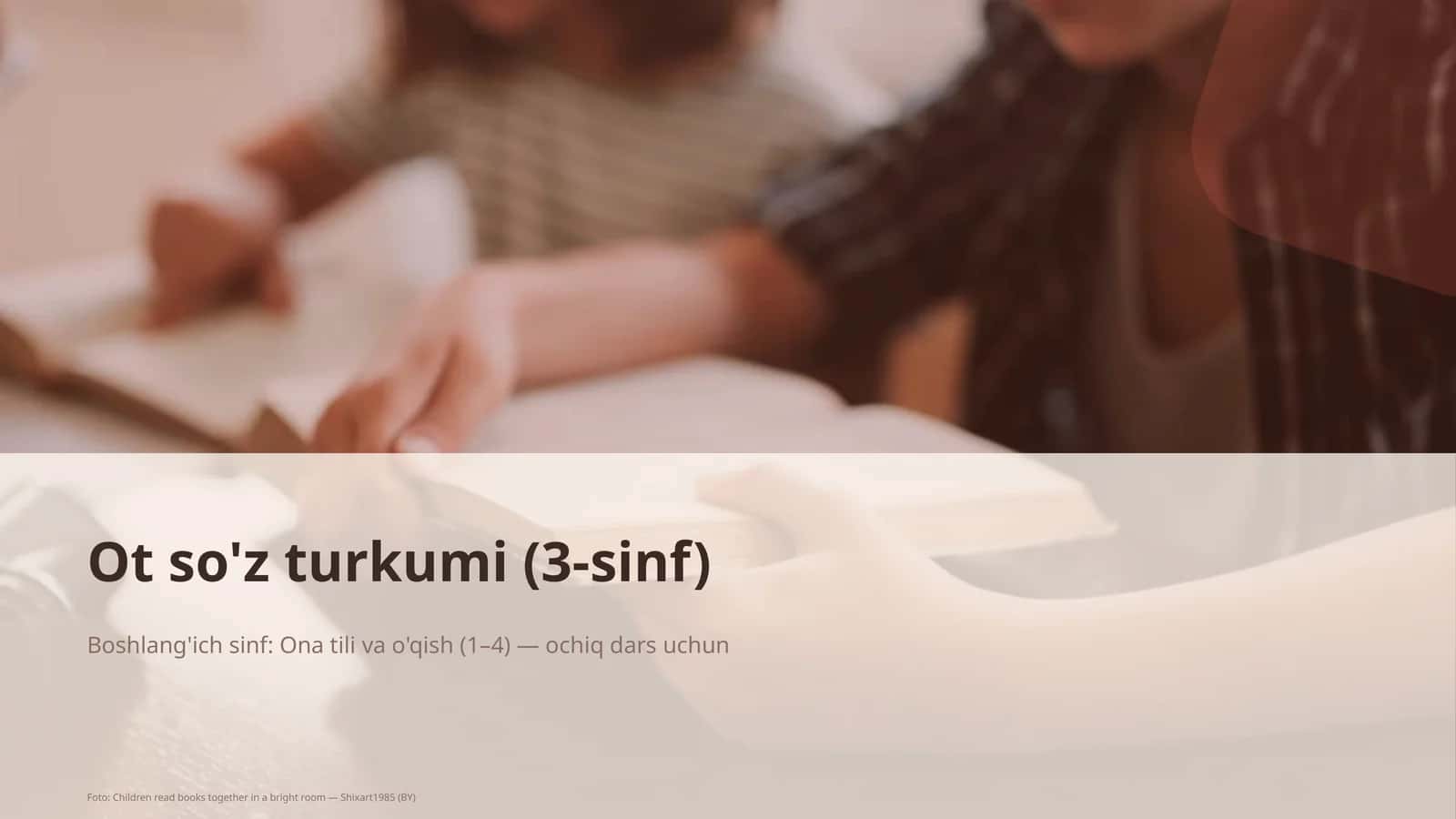Ot so'z turkumi (3-sinf) 1
