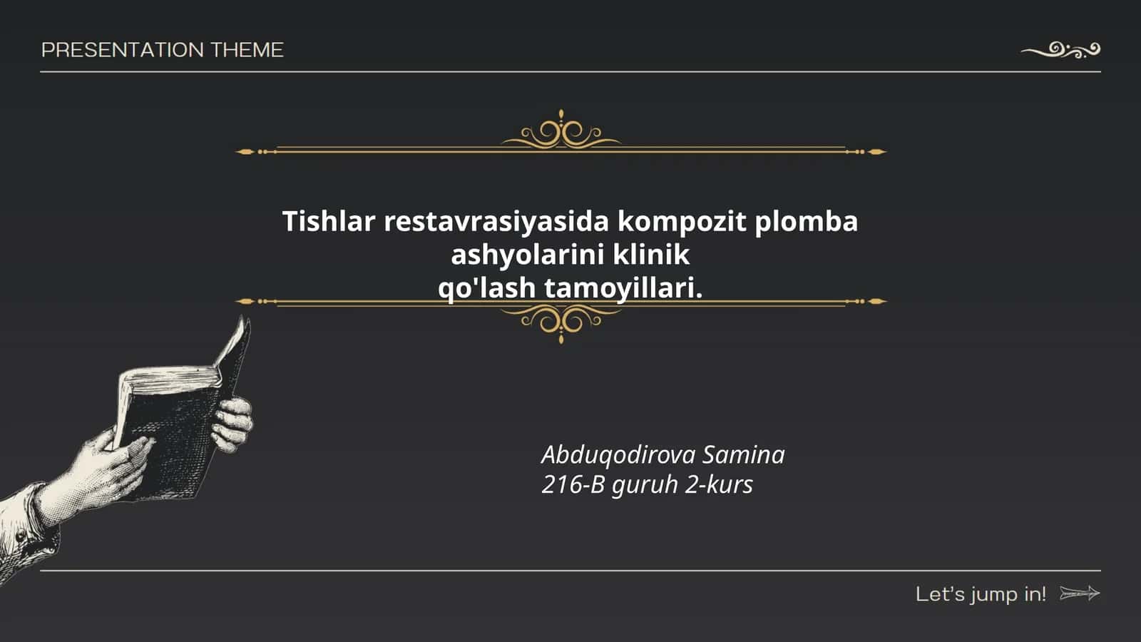 Tishlar restavrasiyasida kompozit plomba ashyolarini klinik qo'lash tamoyillari 1