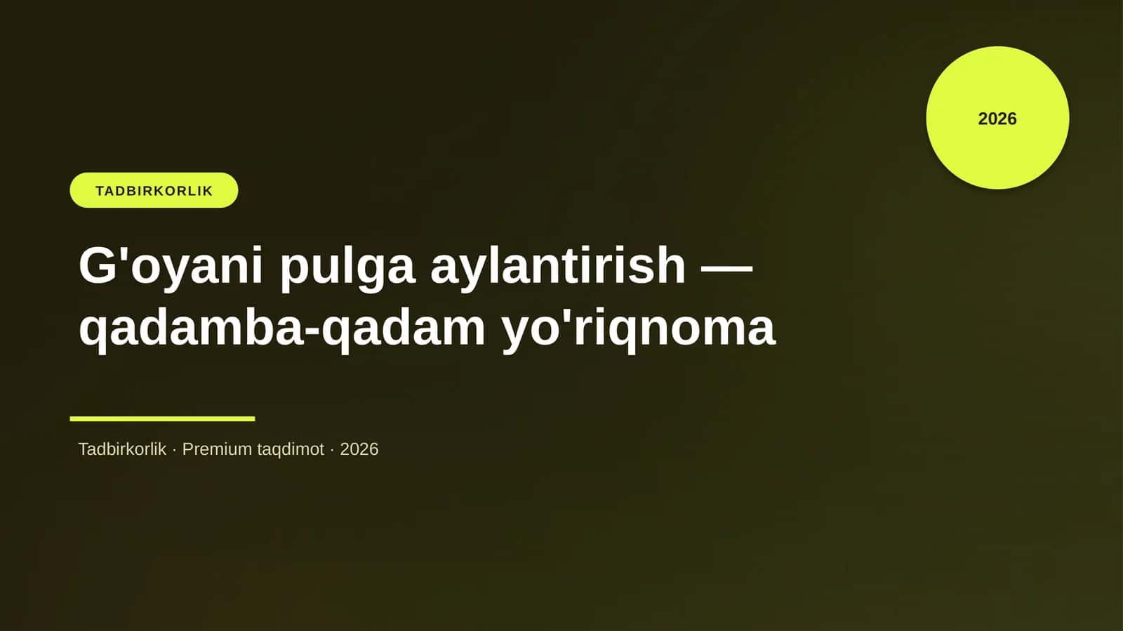 G'oyani pulga aylantirish — qadamba-qadam yo'riqnoma 1