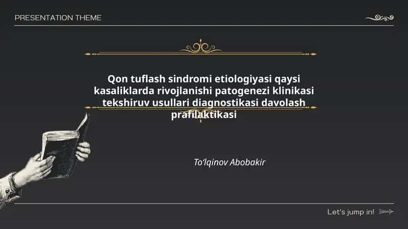 Qon tuflash sindromi etiologiyasi 1