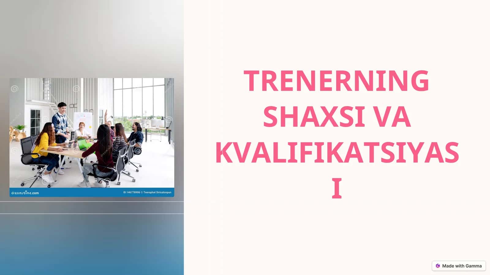 TRENERNING SHAXSI VA KVALIFIKATSIYASI 1