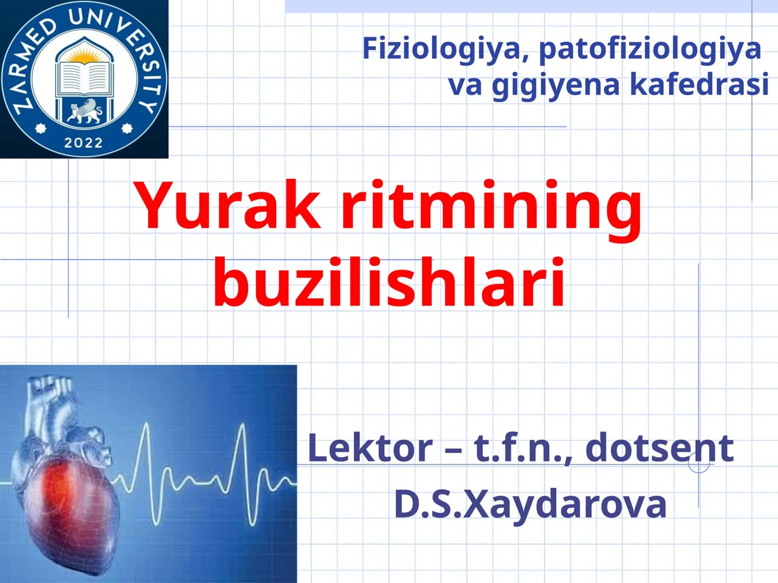 Fiziologiya, patofiziologiyava gigiyena kafedrasi 1