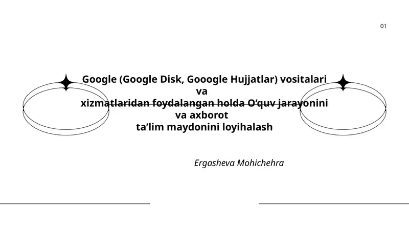 Google Disk va Google Hujjatlar 1