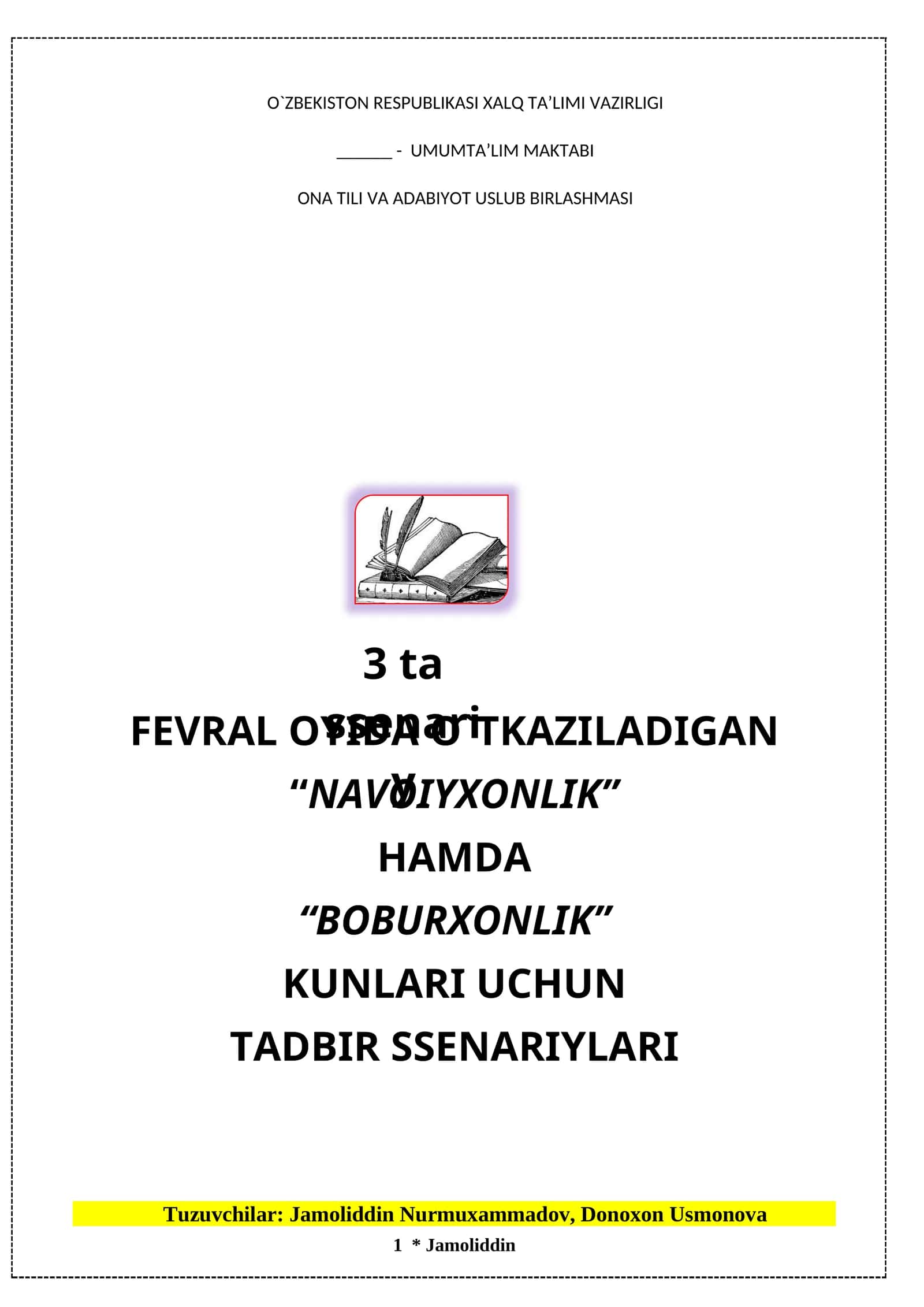 ONA TILI VA ADABIYOT USLUB BIRLASHMASI 1