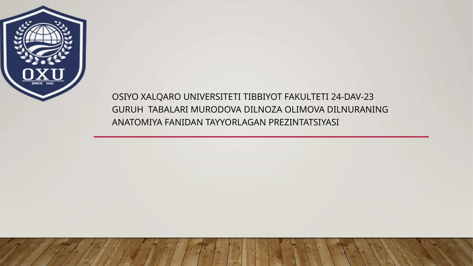 Tishlar ontogenezi 1