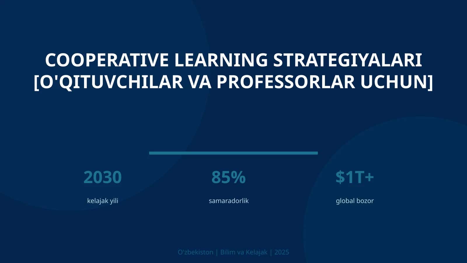 Cooperative Learning Strategiyalari [O'QITUVCHILAR VA PROFESSORLAR UCHUN] 1