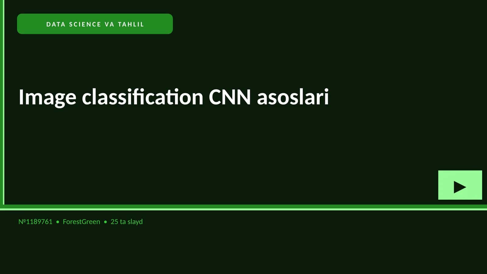 Image classification CNN asoslari 1